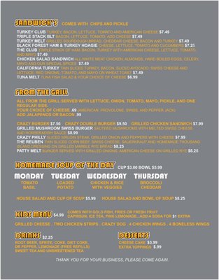 Menu photo 2 Crazy Wings & More Edna, TX