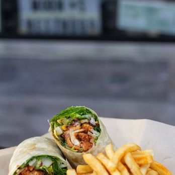 Hangry Moon's - chicken tender wrap - Chicken Shop Near Me - Los Angeles, California Hangry Moon's - chicken tender wrap - Chicken Shop Near Me - Los Angeles, California