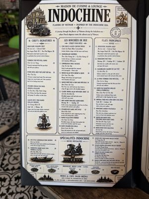 Menu photo 8 Indochine Cuisine and Lounge Washington, DC, DC
