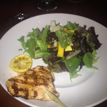 Seasons 52 - 1/2 grilled salmon salad w/mango - New American Near Me - Plano, Texas