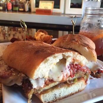 Harvest Bar + Kitchen - Eggplant Parmesan sandwich - Pizza Near Me - Columbus, Ohio