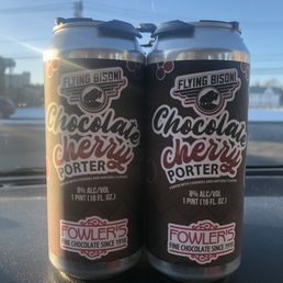 Their newest beer is the Chocolate Cherry Porter. Come take a sip.