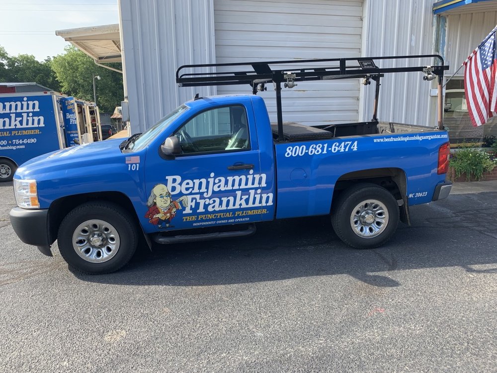 Slide of Benjamin Franklin