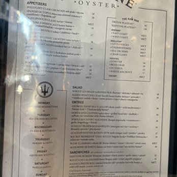 Neptune Oyster - Menu - Seafood Near Me - Boston, Massachusetts Neptune Oyster - Menu - Seafood Near Me - Boston, Massachusetts