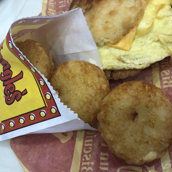 Bojangles - Tots and Cajun filet biscuit - Fast Food Near Me - Fort Mill, South Carolina
