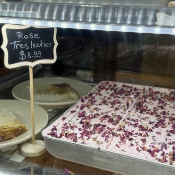 Pasha Turkish Restaurant - Rose tres leches cake - Halal Near Me - Manchester, Connecticut
