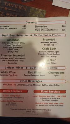 Menu photo 6 Duffy's Tavern Miami, FL