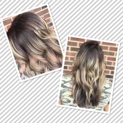 Val's Hairport - Balayage done by Lindy!!