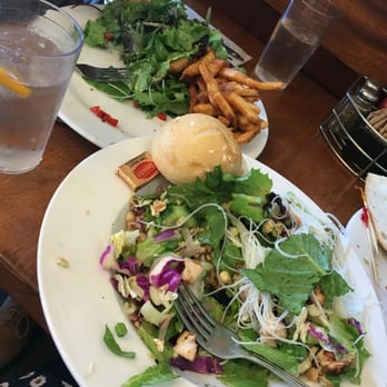 Crepevine Restaurants - Bangkok salad and the other one suppose to a sandwich - New American Near Me - Berkeley, California Crepevine Restaurants - Bangkok salad and the other one suppose to a sandwich - New American Near Me - Berkeley, California