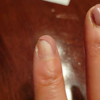 Aurora Nail Spa - Arlington - Nail dip not so good - Nail Salons Near Me - Arlington, Virginia