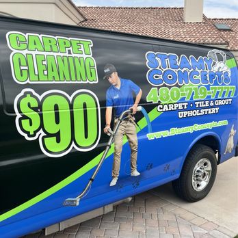 Steamy Concepts - Phoenix - Great fair pricing...Daniel's van - Carpet Cleaning Near Me - Tempe, Arizona