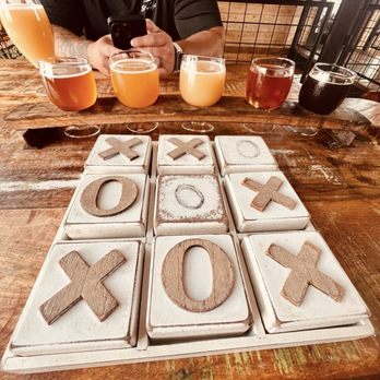 1718 Brewing Ocracoke - Beer flight & Tic Tac Toe - Brewpubs Near Me - Ocracoke, North Carolina 1718 Brewing Ocracoke - Beer flight & Tic Tac Toe - Brewpubs Near Me - Ocracoke, North Carolina