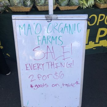 Mao Organic Farms - Yeaaa a sale!! Lol - Farmers Market Near Me - Honolulu, Hawaii Mao Organic Farms - Yeaaa a sale!! Lol - Farmers Market Near Me - Honolulu, Hawaii