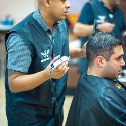 Mens haircut by Daniel