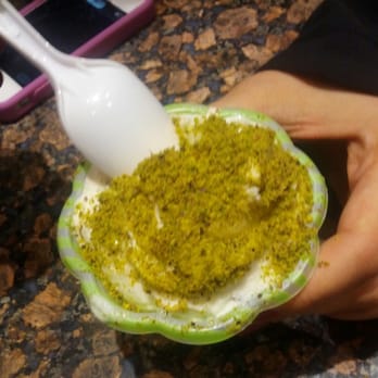 Shatila Bakery - Dearborn - Milk cream ice cream smothered with pistachio. - Desserts Near Me - Dearborn, Michigan Shatila Bakery - Dearborn - Milk cream ice cream smothered with pistachio. - Desserts Near Me - Dearborn, Michigan