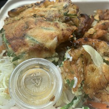 Youngs Lunch Wagon Korean BBQ - Korean scallion pancakes. - Food Trucks Near Me - Haleiwa, Hawaii Youngs Lunch Wagon Korean BBQ - Korean scallion pancakes. - Food Trucks Near Me - Haleiwa, Hawaii