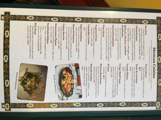 Menu photo 7 Cacique Restaurant Hagerstown, MD