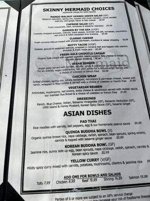 Menu photo 3 The Fat Mermaid Valdez, AK Menu photo 3 The Fat Mermaid Valdez, AK