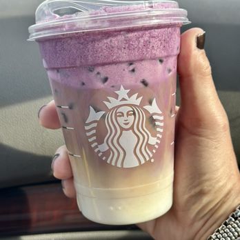 Starbucks - Iced Ube Coconut Macchiato - Coffee & Tea Near Me - Queen Creek, Arizona Starbucks - Iced Ube Coconut Macchiato - Coffee & Tea Near Me - Queen Creek, Arizona