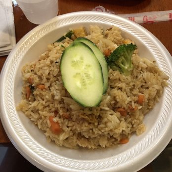 Thai Fresh - Fried rice with no egg and tofu instead of chicken - Thai Near Me - Charlottesville, Virginia Thai Fresh - Fried rice with no egg and tofu instead of chicken - Thai Near Me - Charlottesville, Virginia
