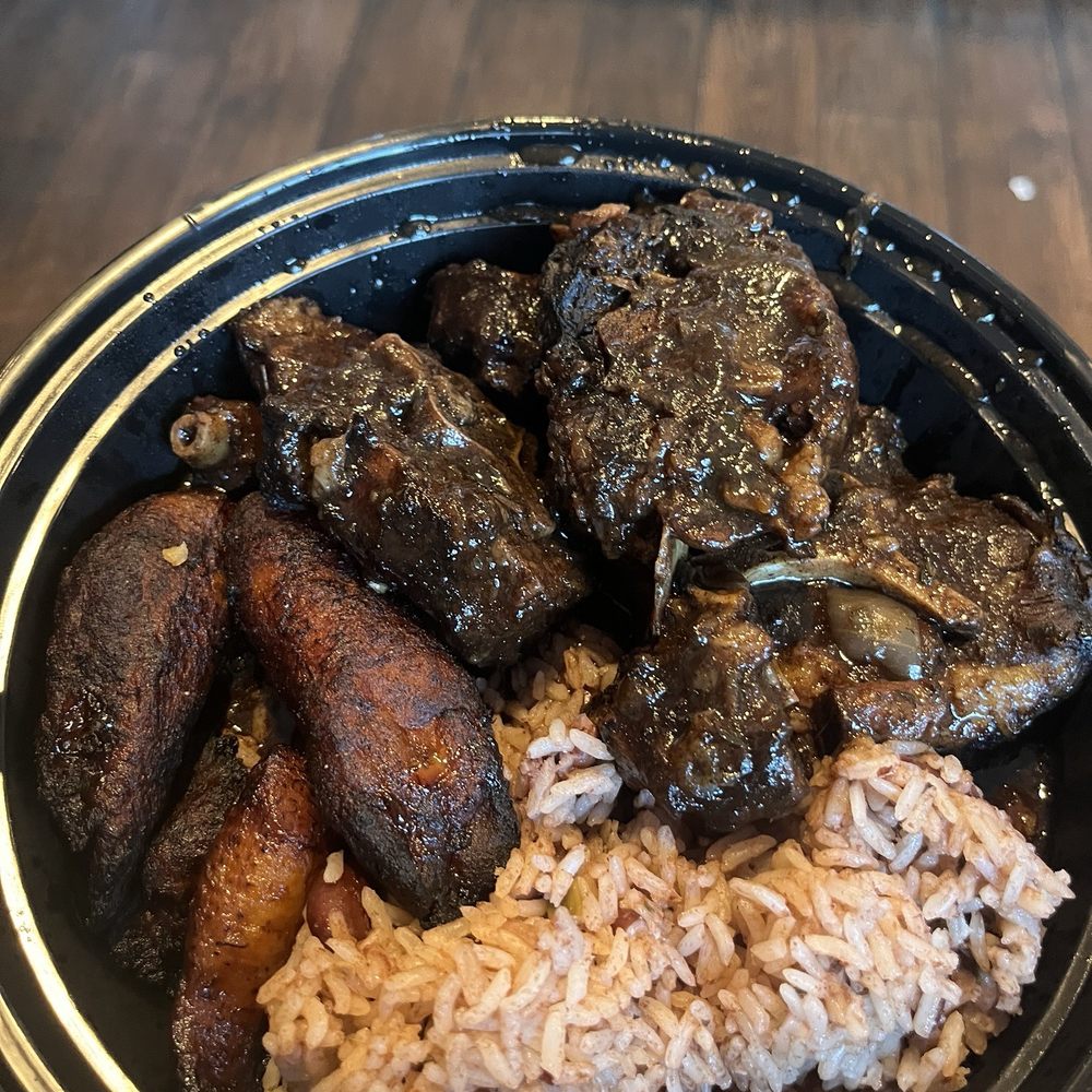 Back A Yard Caribbean Grill - Beef Oxtails Plate - Caribbean Near Me - San Jose, California