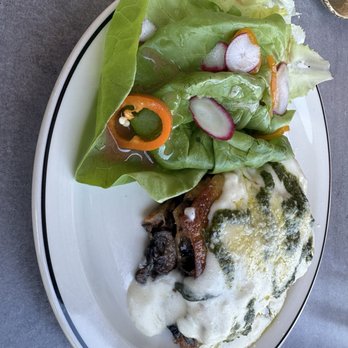 The Cornell Restaurant + Bar - Mushroom lasagna with side salad (vegetarian) - Sushi Bars Near Me - Kingston, New York The Cornell Restaurant + Bar - Mushroom lasagna with side salad (vegetarian) - Sushi Bars Near Me - Kingston, New York