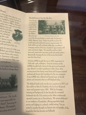 Menu photo 6 William Penn Inn Gwynedd, PA Menu photo 6 William Penn Inn Gwynedd, PA