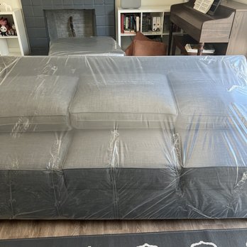 JP Seating - Such care shown to our newly reupholstered couch!!! :):) - Furniture Reupholstery Near Me - Covina, California