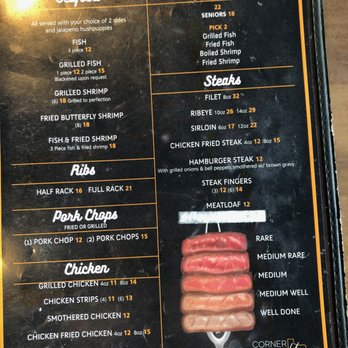 Corner Grub House - Decent menu page 3 - Steakhouses Near Me - Sulphur Springs, Texas Corner Grub House - Decent menu page 3 - Steakhouses Near Me - Sulphur Springs, Texas