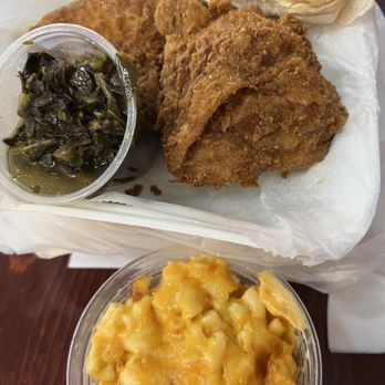Chick N' Friends - 2 piece Classic Pressure Fried Chicken Dinner - 2pc and a large Macaroni & Cheese - Large - Soul Food Near Me - Columbia, Maryland Chick N' Friends - 2 piece Classic Pressure Fried Chicken Dinner - 2pc and a large Macaroni & Cheese - Large - Soul Food Near Me - Columbia, Maryland