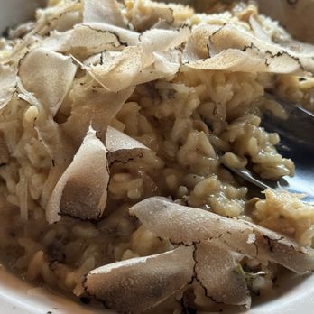 Molo - FRESH shaved Truffle risotto - Italian Near Me - Newport Beach, California