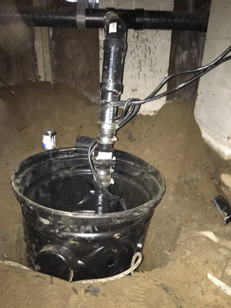 Slide of Mainline Drain & Construction