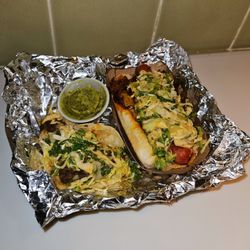 Kogi Bbq Truck Verde - Short Rib Taco and Kogi Dog
