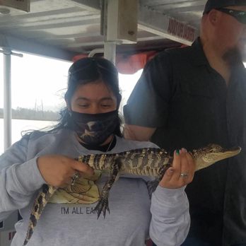 Airboat Adventures - So adorable!!!  Loved being able to do this!!! - Boat Tours Near Me - Lafitte, Louisiana
