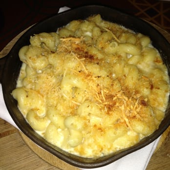 Spencer's for Steaks and Chops - White Cheddar Macaroni with candied bacon: This is side dish on the menu but pretty filling... - Steakhouses Near Me - Seattle, Washington Spencer's for Steaks and Chops - White Cheddar Macaroni with candied bacon: This is side dish on the menu but pretty filling... - Steakhouses Near Me - Seattle, Washington