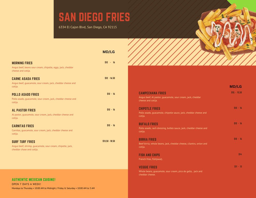 San Diego Fries