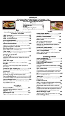 Menu photo 1 Herner's Hideaway Genoa City, WI Menu photo 1 Herner's Hideaway Genoa City, WI