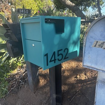 Quick Help - Reset mailbox in concrete and replaced screws. - Handyman Near Me