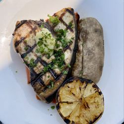 Hobbs Harborside - Swordfish and a perfectly cooked potato!