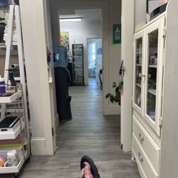 Nails By Sam - View from pedicure chair.