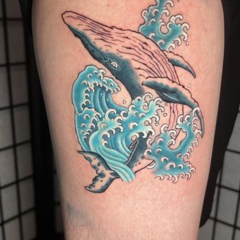 KURIKARA TATTOO - Whale Tattoo - Tattoo Near Me - Los Angeles, California