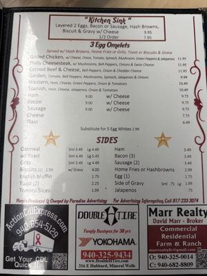 Menu photo 1 Jimmys Cafe Mineral Wells, TX Menu photo 1 Jimmys Cafe Mineral Wells, TX