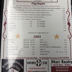 Jimmys Cafe - Menu