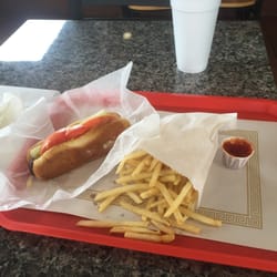 Polish sausage lunch