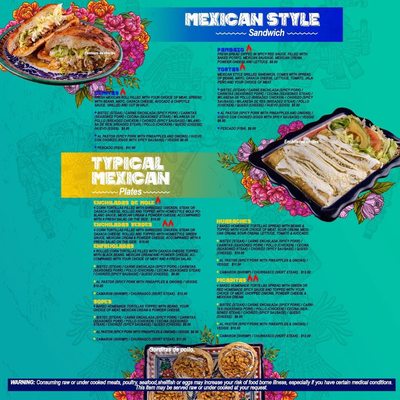 Menu photo 4 Mexico Bar & Grill Paterson, NJ