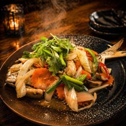 Exotic Thai Cafe - Steamed Pompano fish