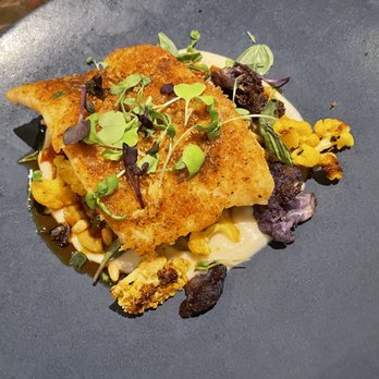 Camper - Halibut with cauliflower - New American Near Me - Menlo Park, California