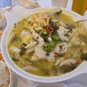 Young Fish - Green Peppercorn Sauerkraut Basa Fish - Chinese Near Me - Brooklyn, New York