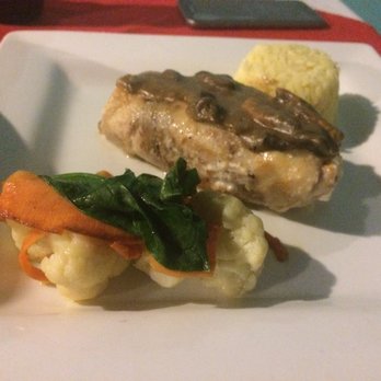 La Vaquita - Fish with mushroom sauce - Seafood Near Me - San Felipe, BCN