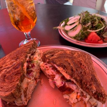 Steuben's Uptown - The Rachel - marble rye, turkey, slaw, dressing, and added crispy bacon - so good. - Diners Near Me - Denver, Colorado Steuben's Uptown - The Rachel - marble rye, turkey, slaw, dressing, and added crispy bacon - so good. - Diners Near Me - Denver, Colorado